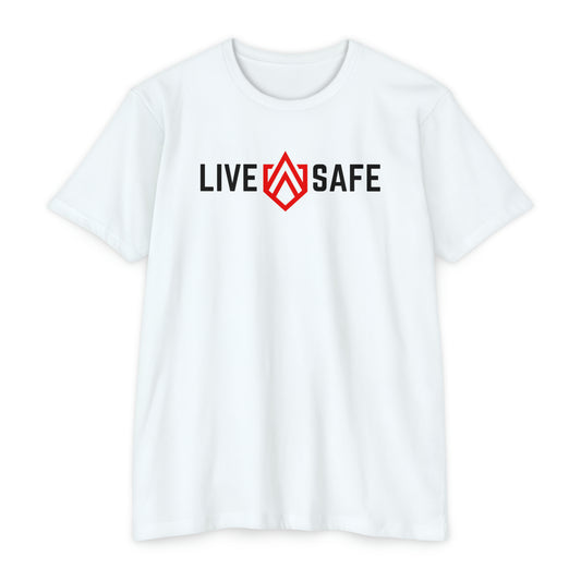 Shop Live Safe Adventure-Ready Jersey Tee at Live Safe Supply Co. Top Quality Products, Best Prices and FREE Shipping!