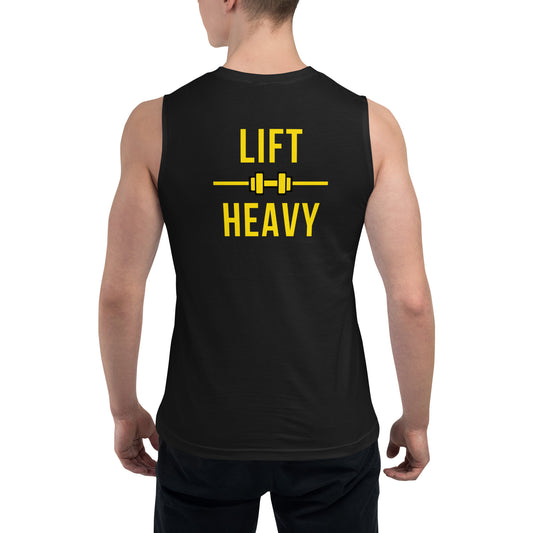 Shop Lift Heavy - Live Safe - Muscle Tee at Live Safe Supply Co. Top Quality Products, Best Prices and FREE Shipping!