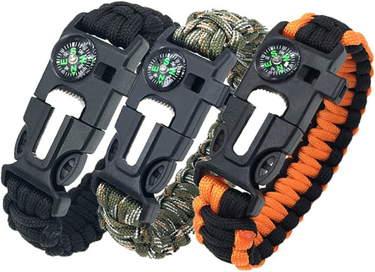 Shop Paracord Survival Bracelet at Live Safe Supply Co. Top Quality Products, Best Prices and FREE Shipping!