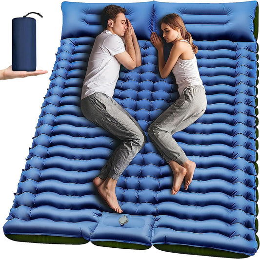 Shop Inflatable Camping Pad with Pillow & Foot Pump at Live Safe Supply Co. Top Quality Products, Best Prices and FREE Shipping!